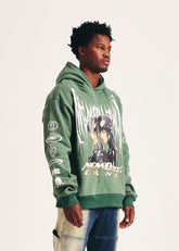 MEMORY LANE Mash Up Hoodie Forest at Gravity NYC